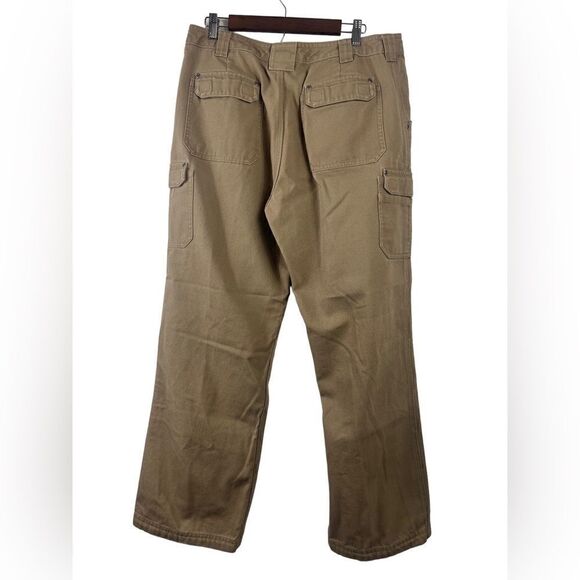 Duluth Trading Cargo Khaki Men’s Pants in Size 16x31 - Picture 2 of 6